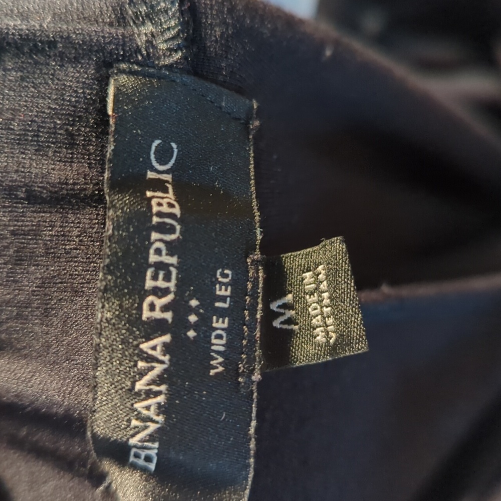 Banana Republic Factory Black Wide Leg Dress Pants - Picture 4 of 7